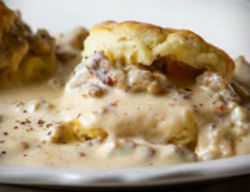 Farmhouse Gilbert Biscuits & gravy